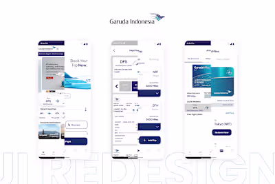 Garuda Indonesia UI Redesign Challenge