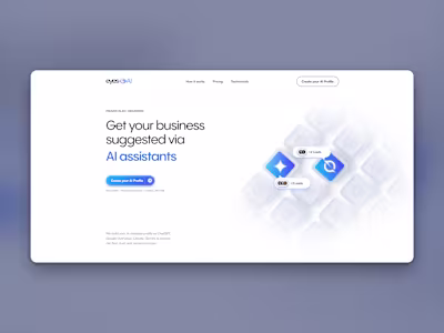 Eyes AI website development
