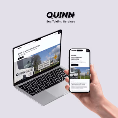 Scaffolding Services Website Design and Development