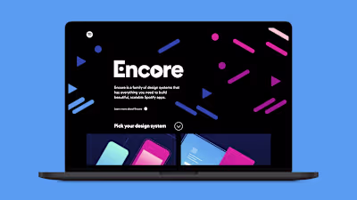 Encore Design System for Spotify