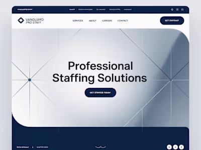 Scalable Recruitment Platform for Vanguard Professional Staffing