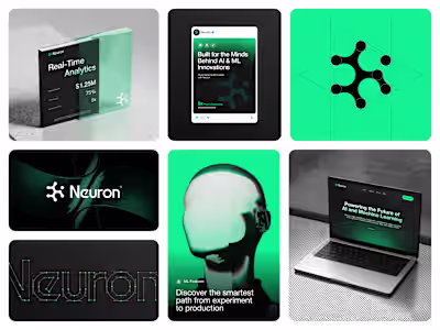 Branding for an AI/ML startup! Neuron works on streamlining ...