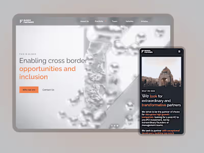 Financial website Redesign
