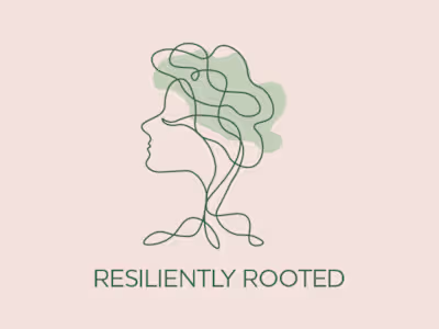 Elegant and illustrative logo for a therapy practice 