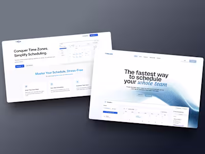  Professional SaaS Landing Page UX redesign