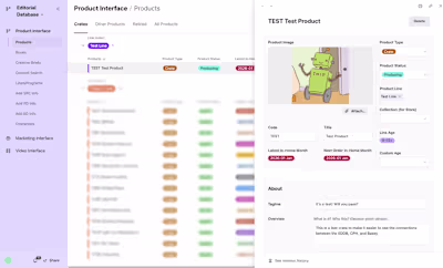 Product Database