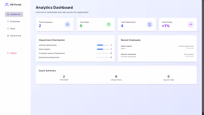 Employee Management System(EMS) Portal