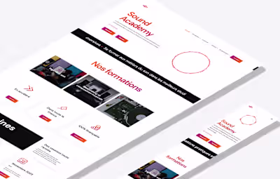 Webflow - Sound Academy