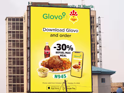 Glovo Ad Designs