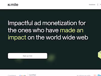 Mile - Rethinking Ad Tech for Digital Publishers