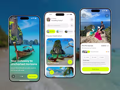 Travel mobile App UI/UX Design