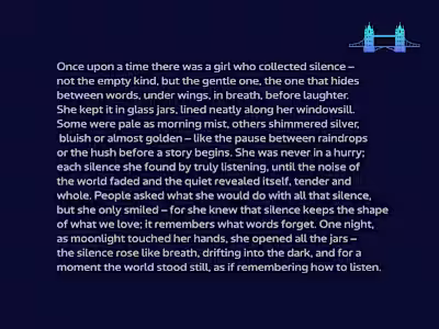 The Girl Who Collected Silence