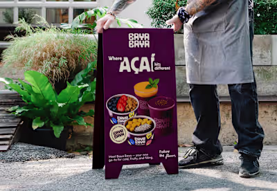 Baya Baya Açaí Shop Branding