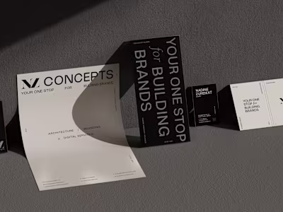 NZ Concepts – Rebranding + Print Collateral Design