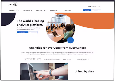 Data X website