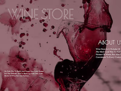 Wine store design