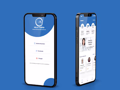 UX/UI Design For Hello Tabeeb