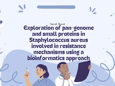 Exploration of pan-genome  and small proteins in Staphylococcus 