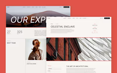 Website design for interior designers 