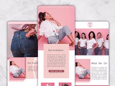 Email Design Clothing Brand