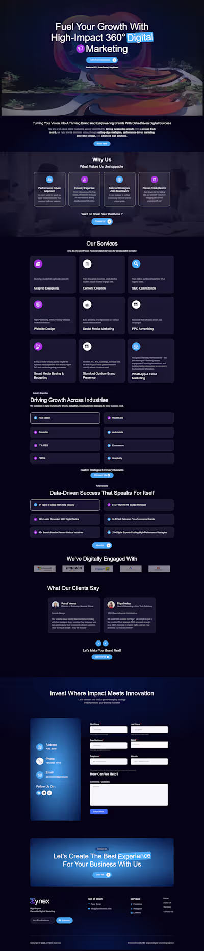Advotix Media Website Design and Development