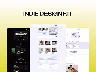 Indie Design Kit [React template]