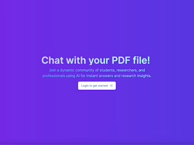 Chat with PDF (using GPT3.5)