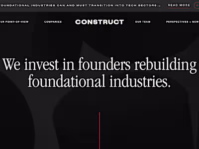 Construct Capital | Investing in Foundational Industries