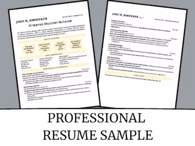 Custom Resume Design Senior-level