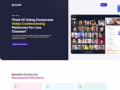 Clap - AI-Powered Live Classroom