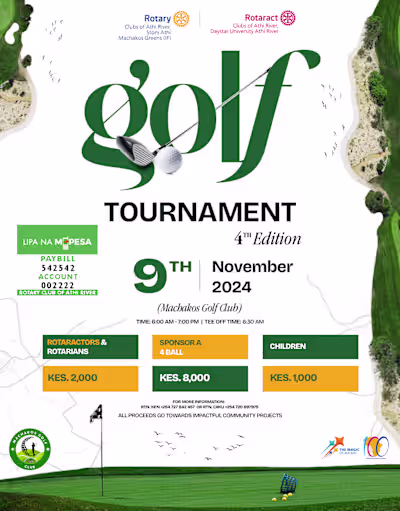 4th Edition Golf Fundraising Tournament