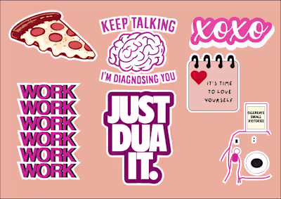 Digital Illustrations & Stickers