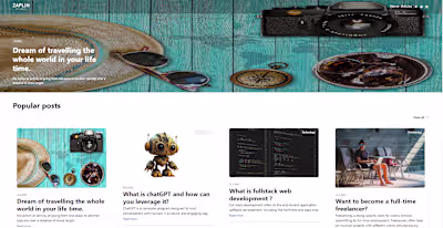 Personal blog with Next.js