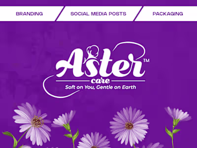 Branding, Social Media, Packaging : Astercare