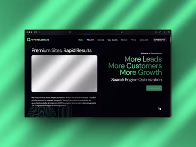 Fortune Leads | WordPress Agency Website Development