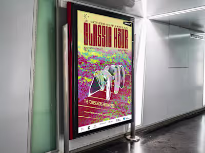 This organic and artistic poster