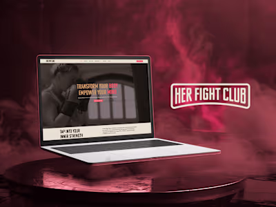 Her Fight Club - Website Design