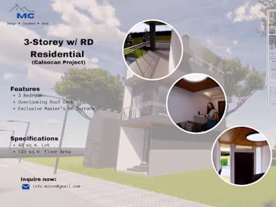 Brochure for a design project