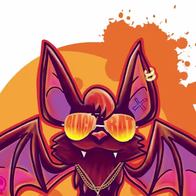 Colorful digital illustration for T-shirt design