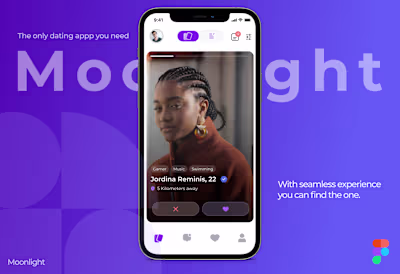 Moonlight: Designed a Seamless Dating App and Website