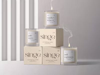 Singe Candle Co| Brand Identity & Product Design