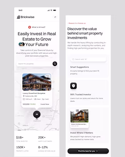 Responsive Real Estate Landing Page Designed for impact and ...