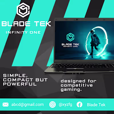 sample project for tech products on Behance