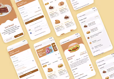 Deli Bread app - UX UI case study :: Behance