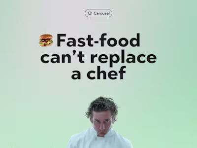 AI as a Culinary Tool: A Conceptual Carousel