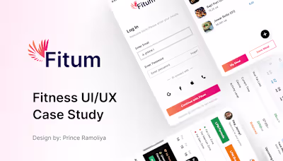 Fitness App UI UX Case Study :: Behance