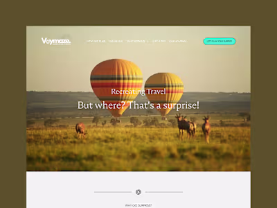 Voymaze Website Design and Development