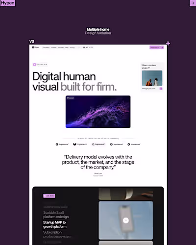 Latest agency template

