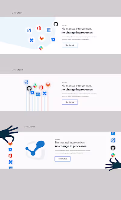 Web Design Concept for a Product-Based Company
