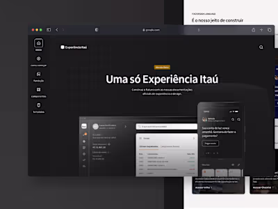 Portal Experiência Itaú